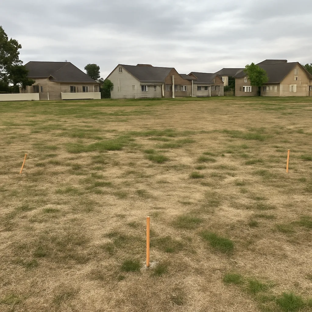 Cleared vacant residential lot for sale in Layton, Utah