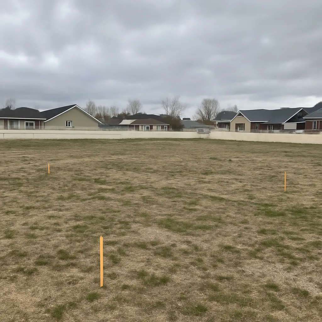 Cleared vacant residential lot for sale in Logan, Utah