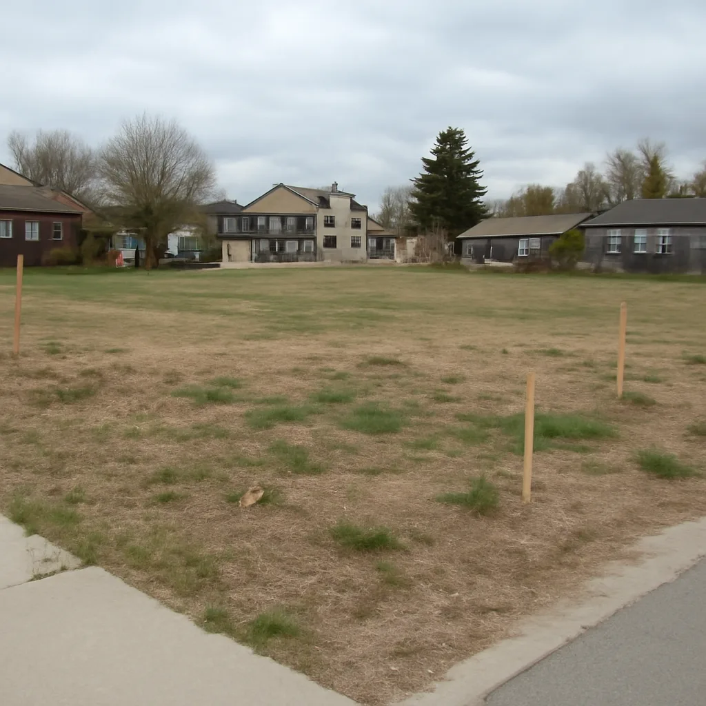 Cleared vacant residential lot for sale in Ogden, Utah