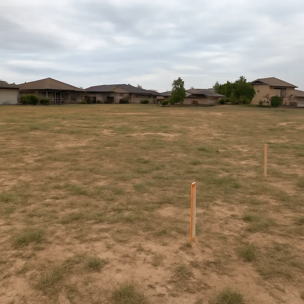 Cleared vacant residential lot for sale in Washington County, Utah